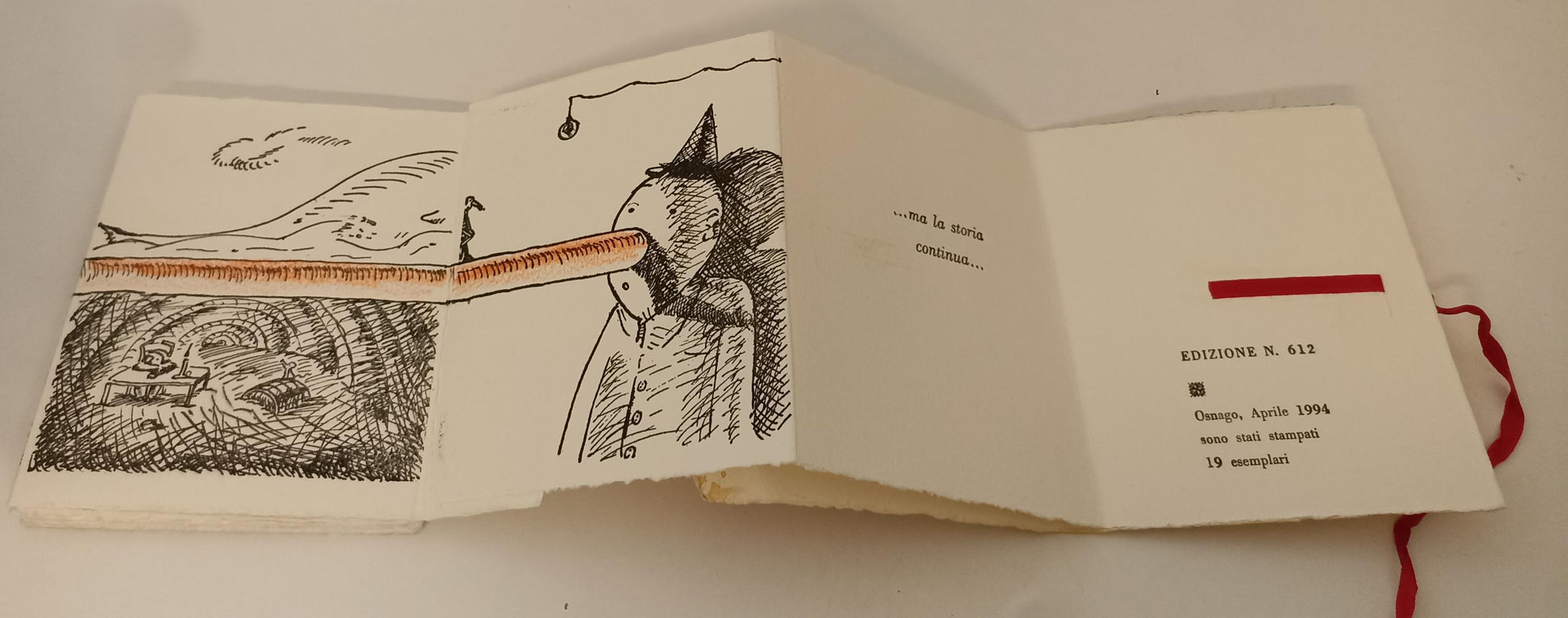 LT- PINOCCHIO SUL NASO 19 ESEMPLARI - SIRO GARRONE - PULCINOELEFANTE - XFS136
