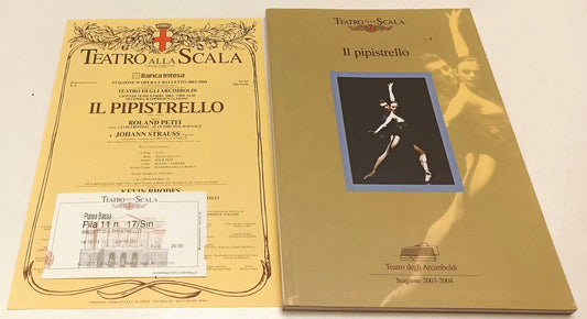 LT- TEATRO ALLA SCALA STAGIONE 2003/2004 IL PIPISTRELLO TEATRO ARCIMBOLDI-YFS977