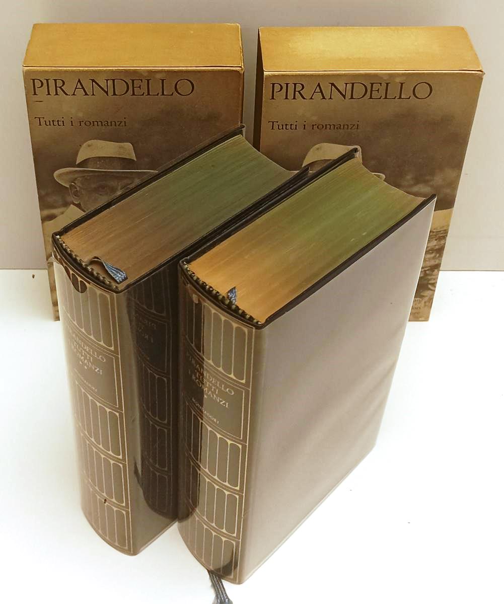 LN- TUTTI I ROMANZI 2 VOLUMI - PIRANDELLO - MONDADORI- MERIDIANI-- 1973- CS- XFS