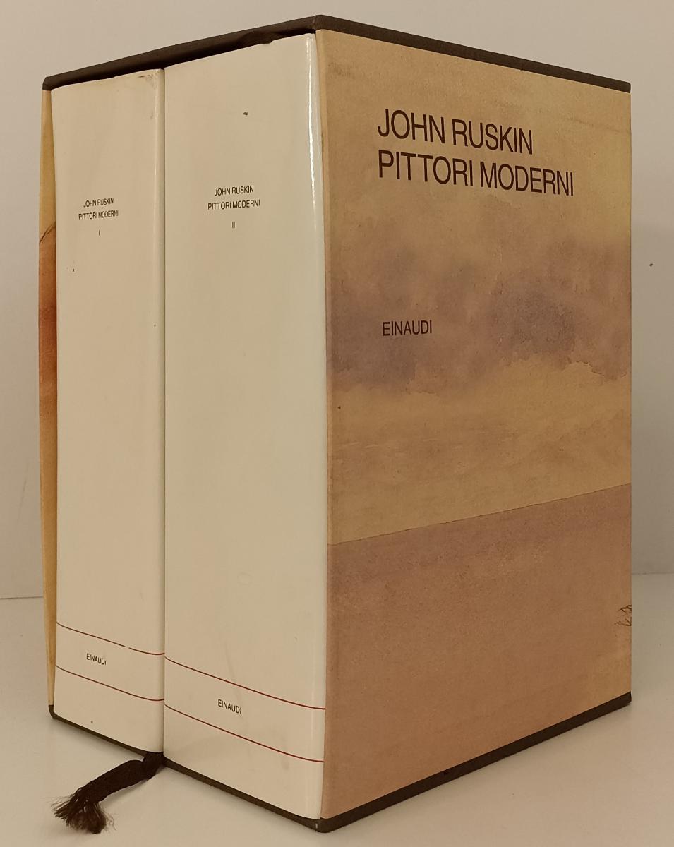 LT- PITTORI MODERNI COFANETTO 2 VOLUMI- JOHN RUSKIN- EINAUDI- MILLENNI- 1998-XFS