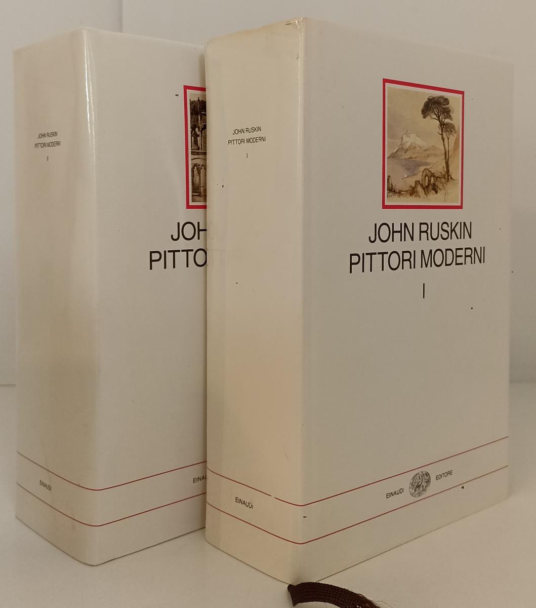 LT- PITTORI MODERNI COFANETTO 2 VOLUMI- JOHN RUSKIN- EINAUDI- MILLENNI- 1998-XFS