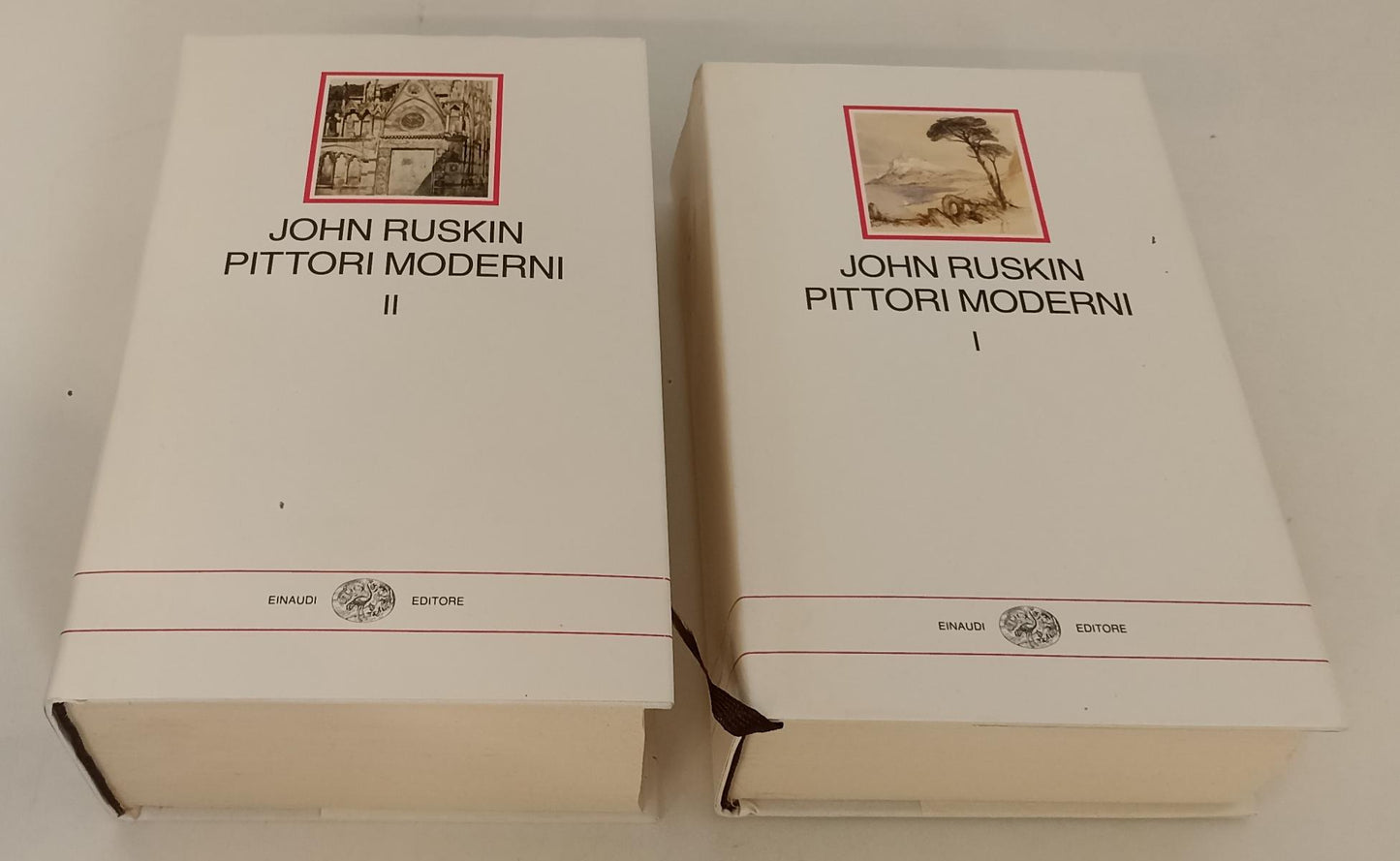 LT- PITTORI MODERNI COFANETTO 2 VOLUMI- JOHN RUSKIN- EINAUDI- MILLENNI- 1998-XFS