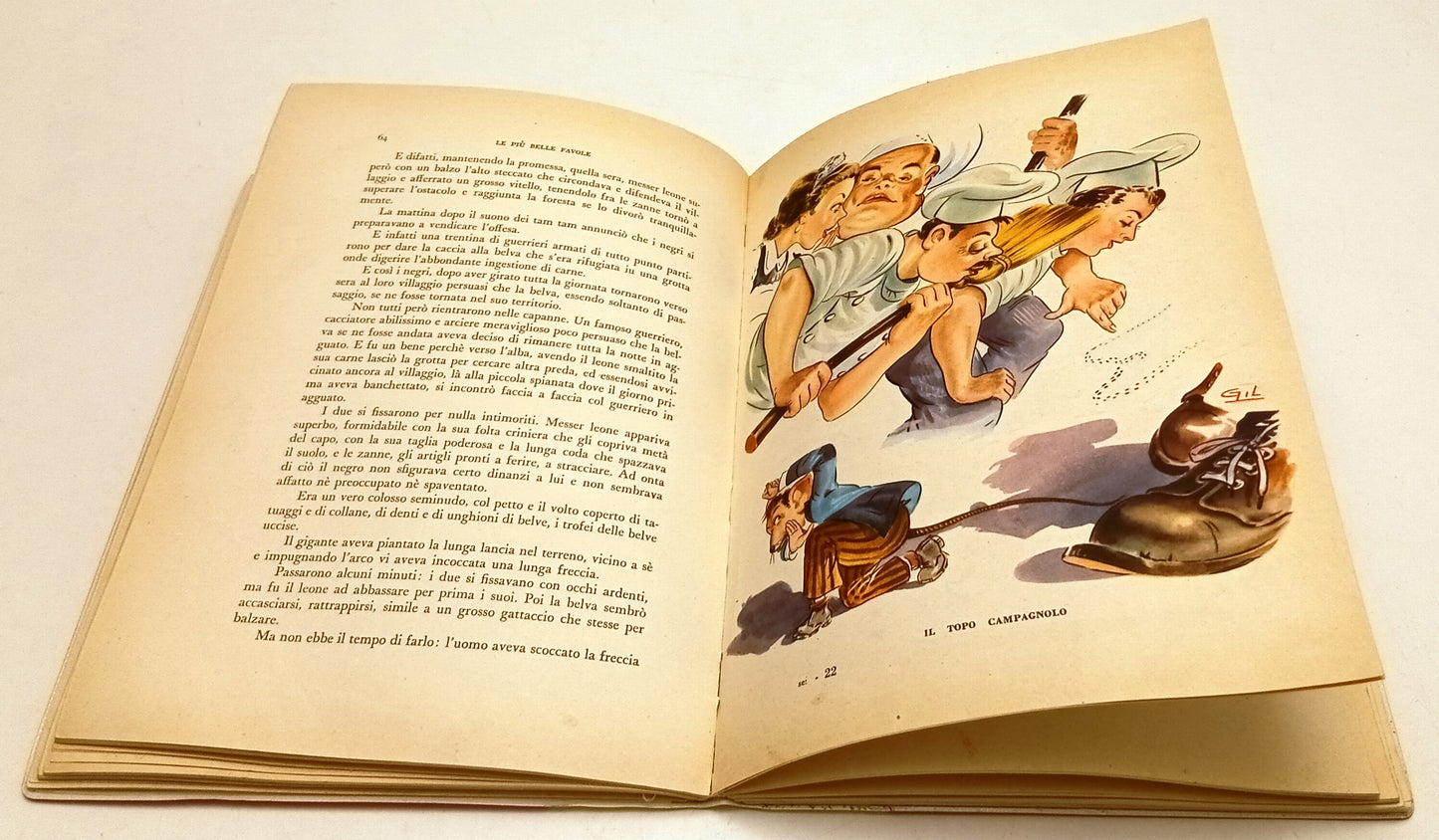 LB- LE PIU' BELLE FAVOLE - ESOPO - BOSCHI - COLLANA STRENNA -- 1955 - C- ZFS52