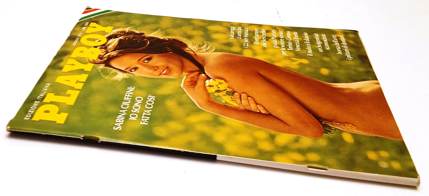 LR- PLAYBOY MAGGIO 1974 SABINA CIUFFINI COMPLETO DI POSTERINO - RVSa662