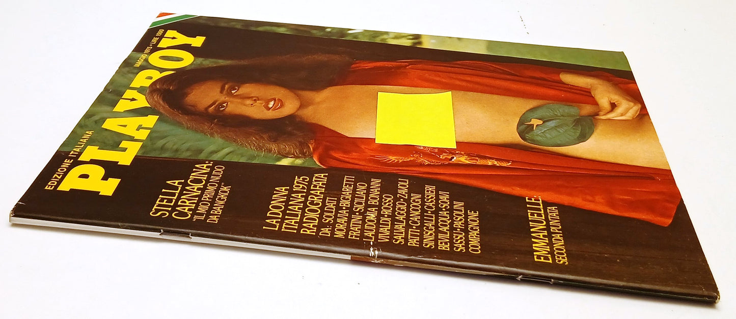 LR- PLAYBOY MAGGIO 1975 STELLA CARNACINA COMPLETO DI POSTERINO - RVSa663