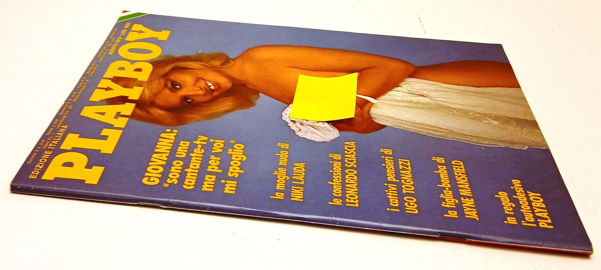 LR- PLAYBOY AGOSTO 1976 GIOVANNA COMPLETO DI POSTERINO - RVSa611