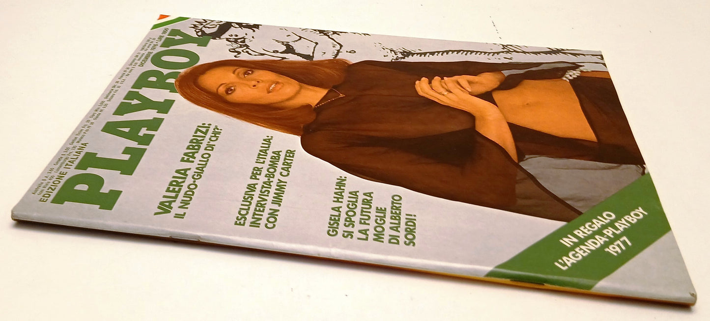 LR- PLAYBOY DICEMBRE 1976 VALERIA FABRIZI COMPLETO DI POSTERINO - RVSa608