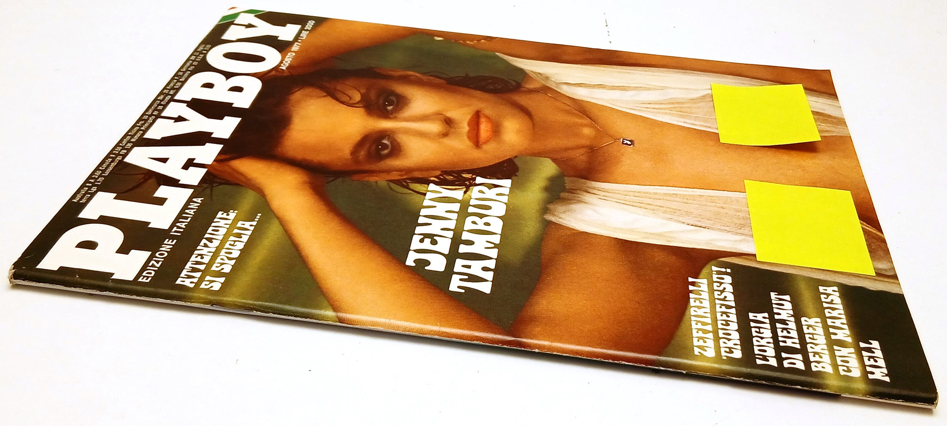 LR- PLAYBOY AGOSTO 1977 JENNY TAMBURI COMPLETO DI POSTERINO - RVSa605