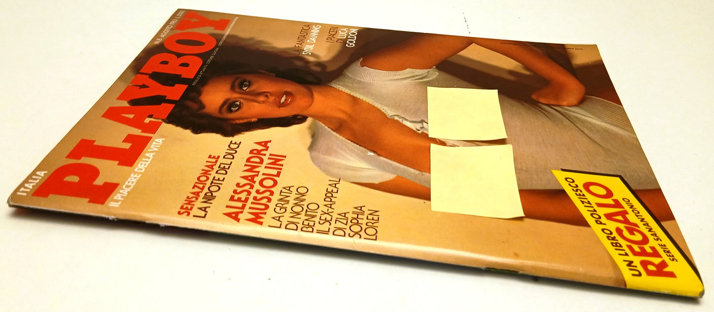 LR- PLAYBOY AGOSTO 1983 ALESSANDRA MUSSOLINI COMPLETO DI POSTERINO - RVSa699