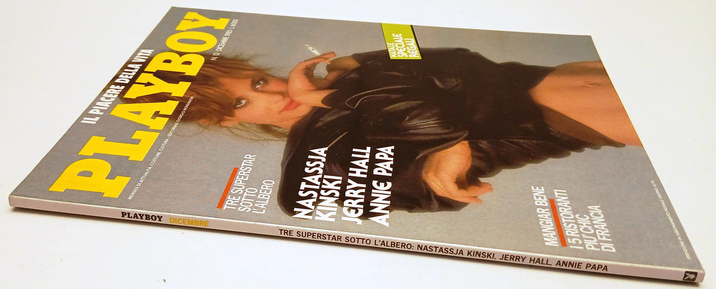 LR- PLAYBOY DICEMBRE 1985 NASTASSIA KINSKI COMPLETO DI POSTERINO - RVSa731
