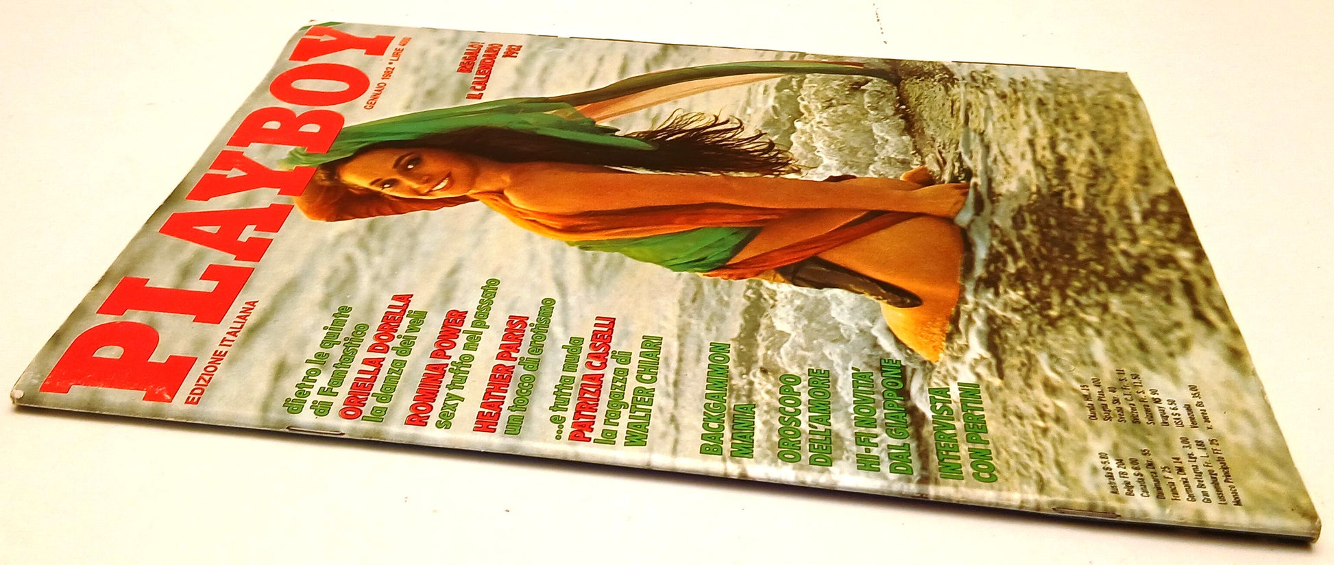 LR- PLAYBOY GENNAIO 1982 ORIELLA DORELLA COMPLETO DI POSTERINO - RVSa696