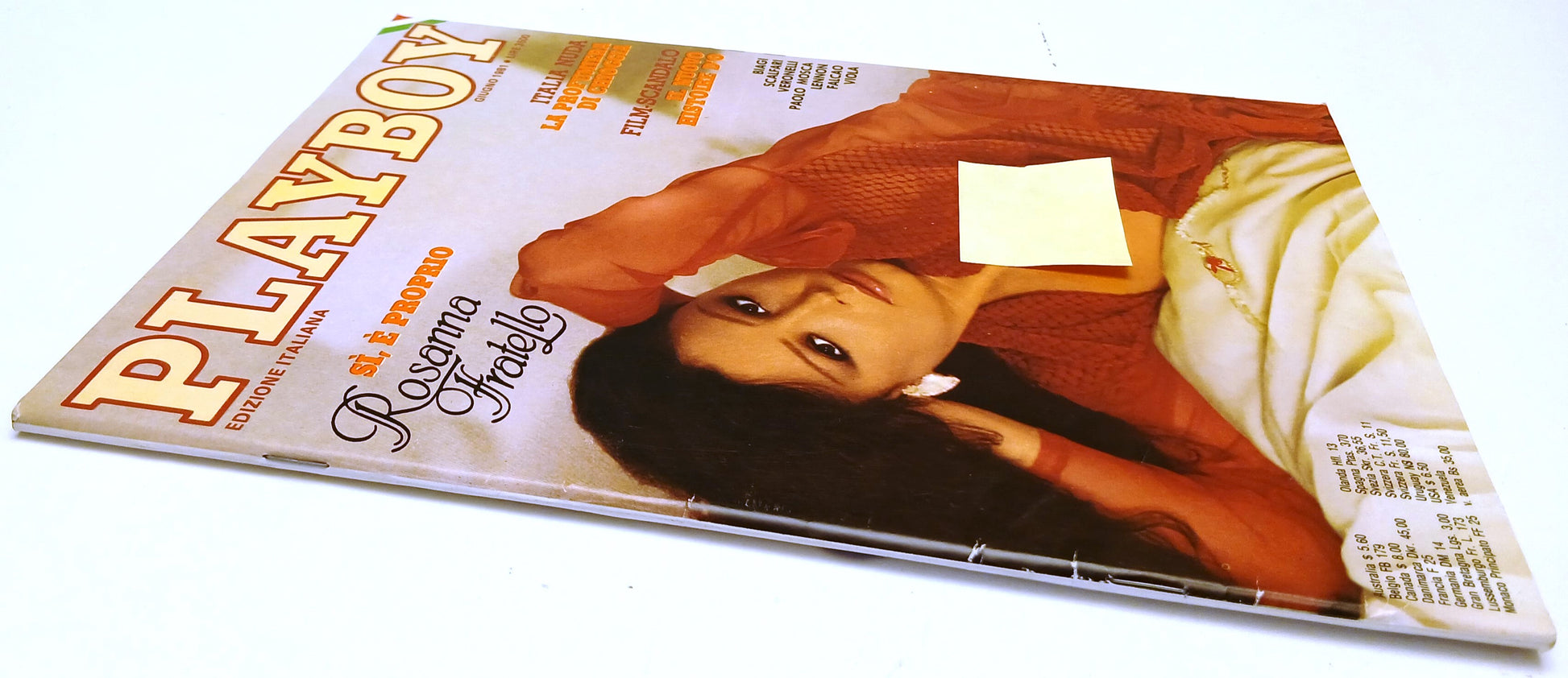 LR- PLAYBOY GIUGNO 1981 ROSANNA FRATELLO COMPLETO DI POSTERINO - RVSa711