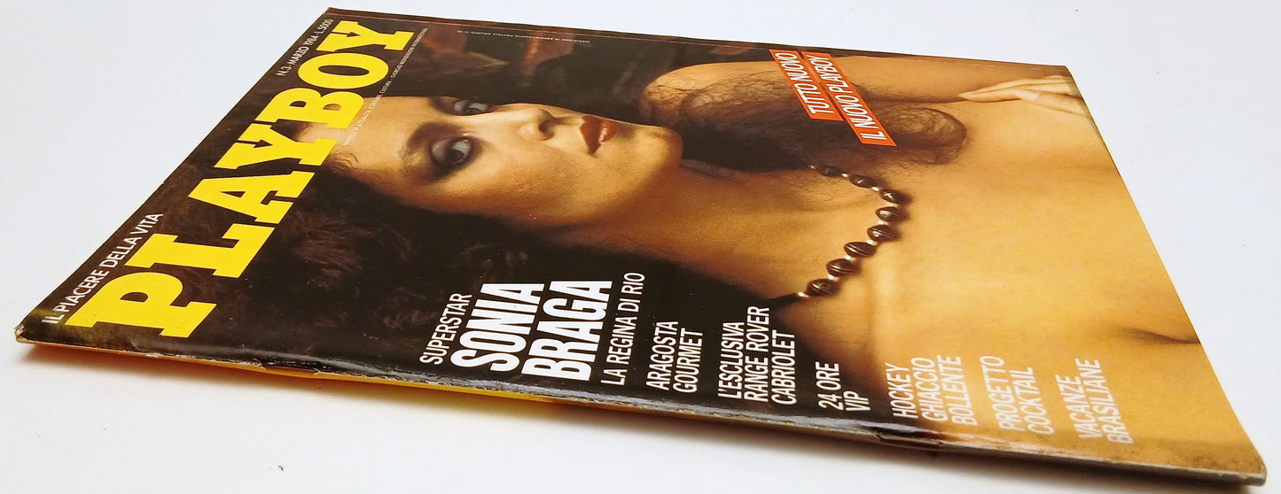 LR- PLAYBOY MARZO 1984 SONIA BRAGA COMPLETO DI POSTERINO - RVSa728