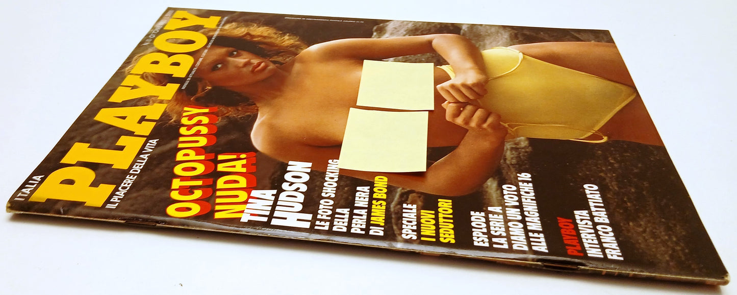 LR- PLAYBOY OTTOBRE 1983 TINA HUDSON OCTOPUSSY COMPLETO DI POSTERINO - RVSa732