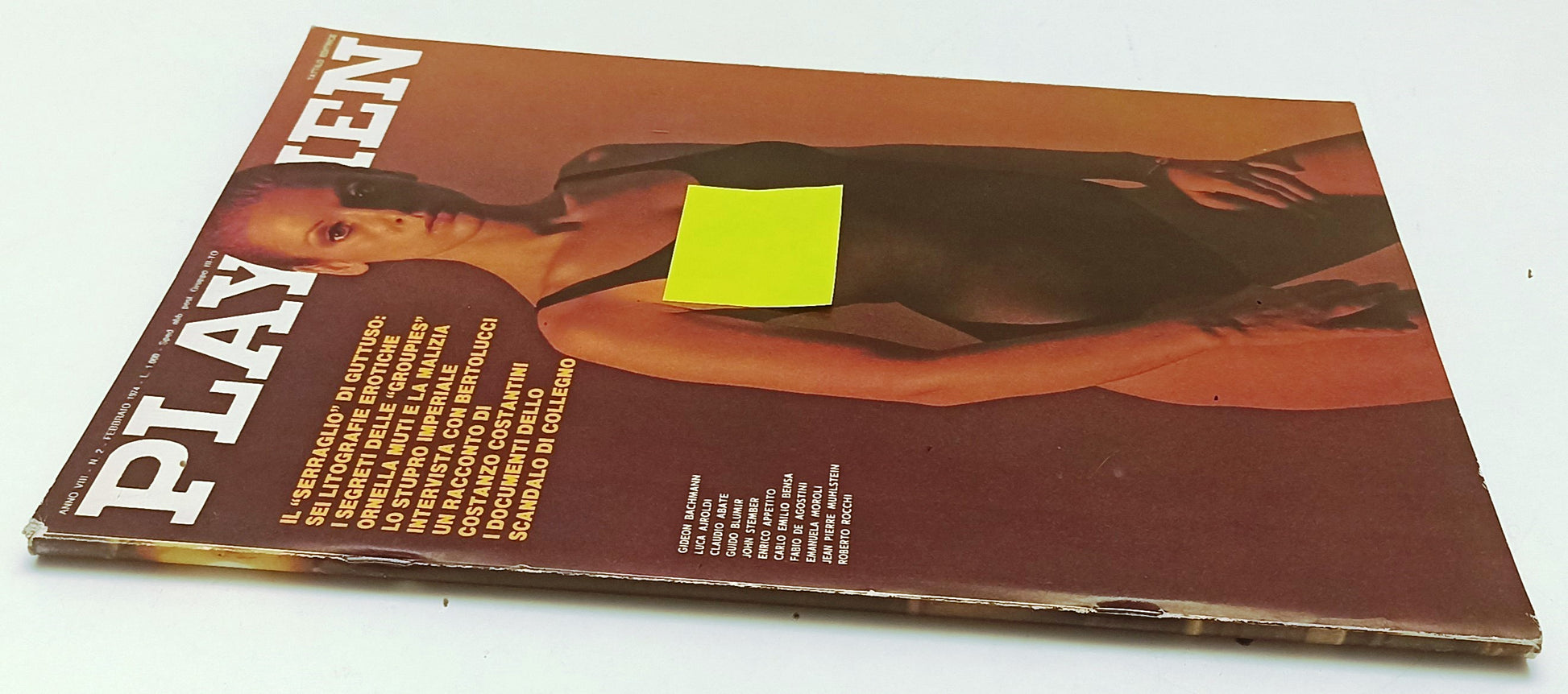 LX- PLAYMEN N.2 FEBBRAIO 1974 SERRAGLIO GUTTUSO SEI LITOGRAFIE POSTERINO-RVSa583