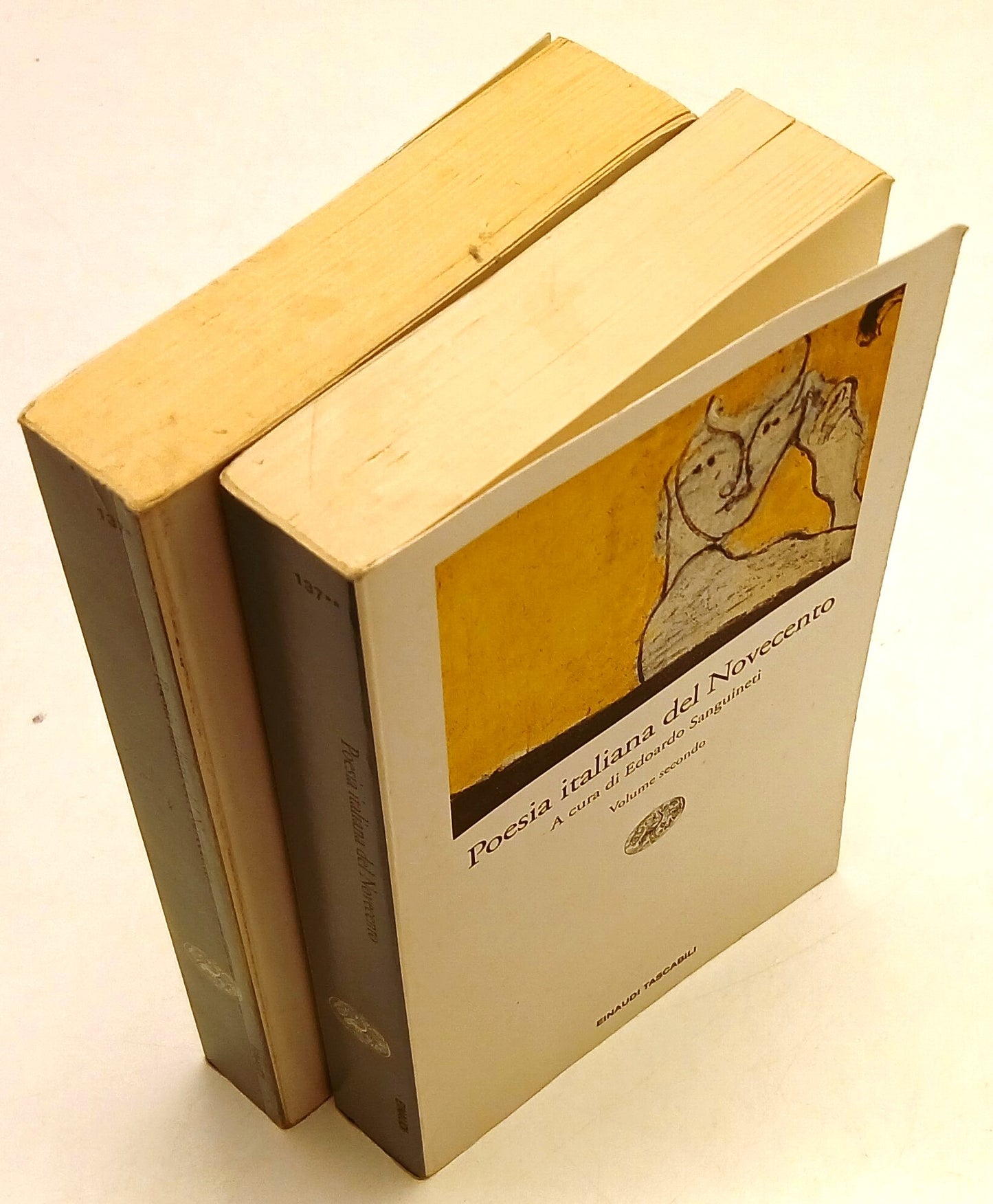 LN-  POESIA ITALIANA DEL NOVECENTO 2 VOLUMI -- EINAUDI- TASCABILI-- 1997- B- XFS