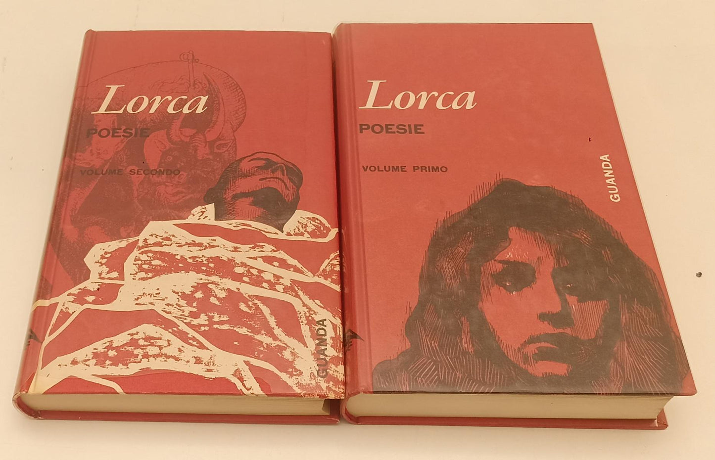 LN- POESIE VOLUMI 1/2 - LORCA - GUANDA - COLLANA FENICE -- 1964- CS- XFS