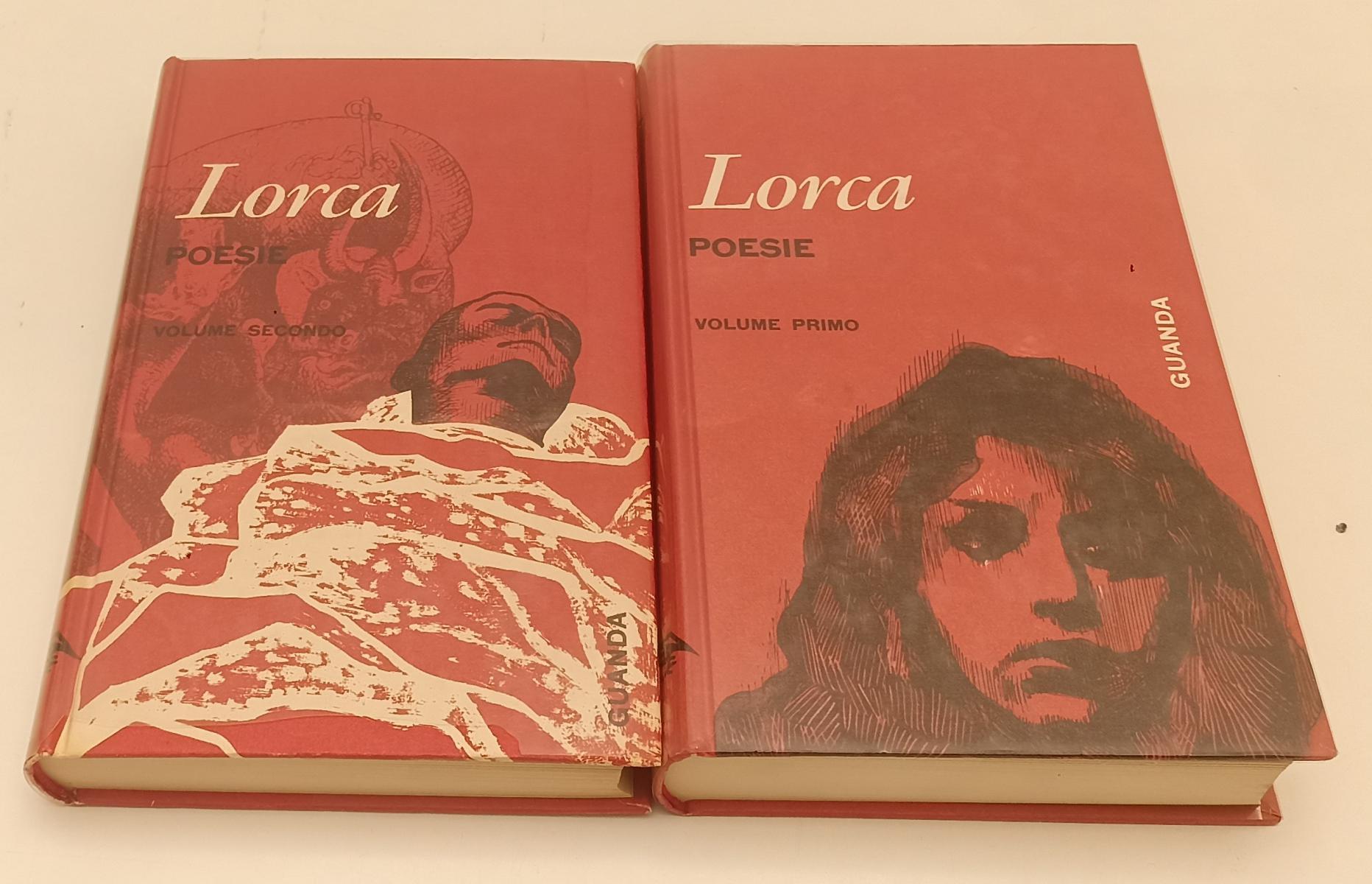 LN- POESIE VOLUMI 1/2 - LORCA - GUANDA - COLLANA FENICE -- 1964- CS- XFS