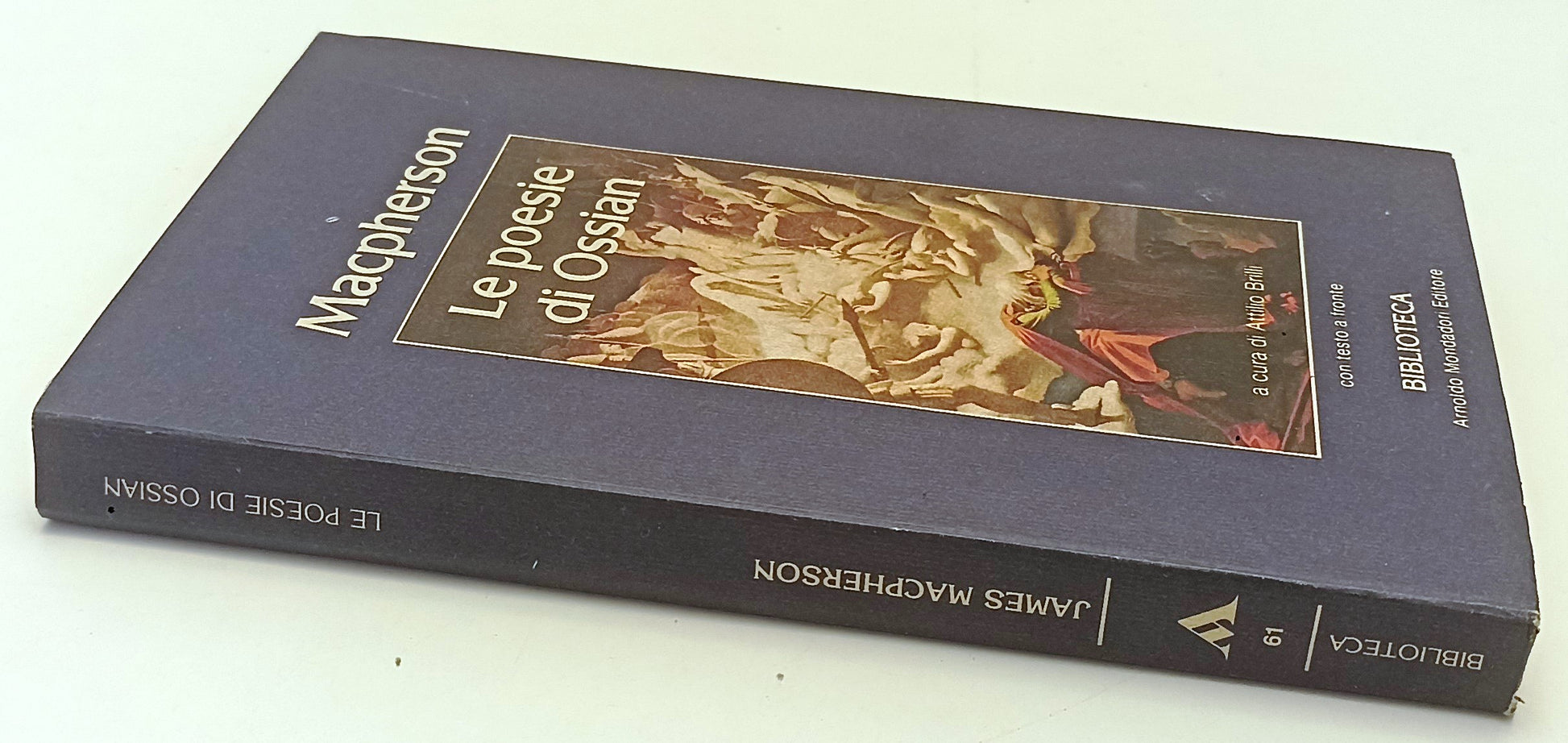 LN- LE POESIE DI OSSIAN - MACPHERSON - MONDADORI - BIBLIOTECA-- 1983- B- XFS