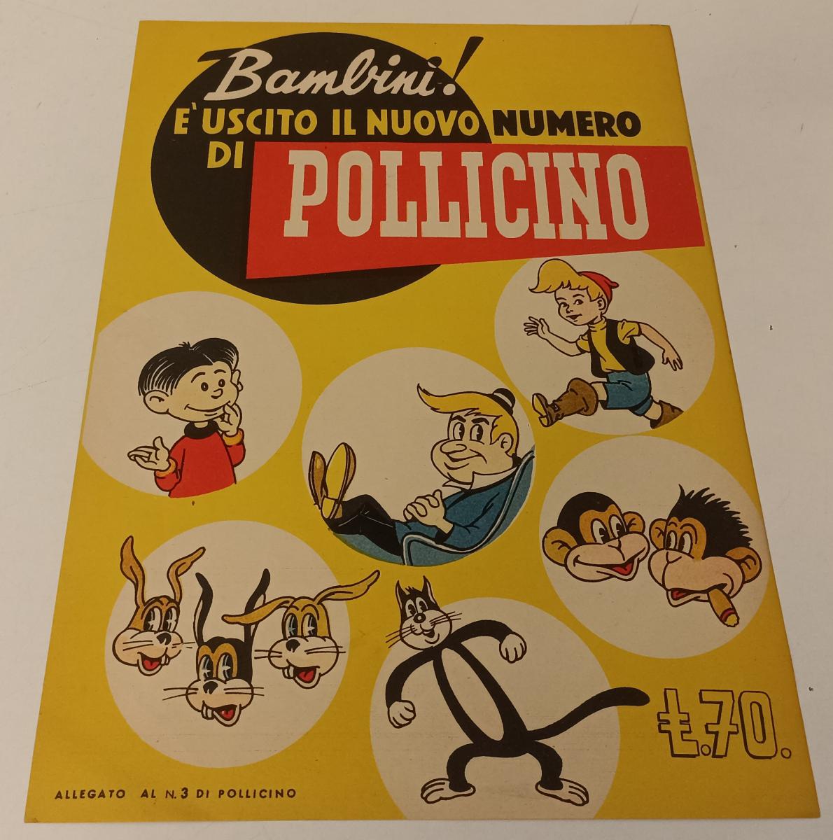 GF- POSTERINO BAMBINI E' USCITO IL NUOVO NUMERO DI POLLICINO allegato 3- RVSa143