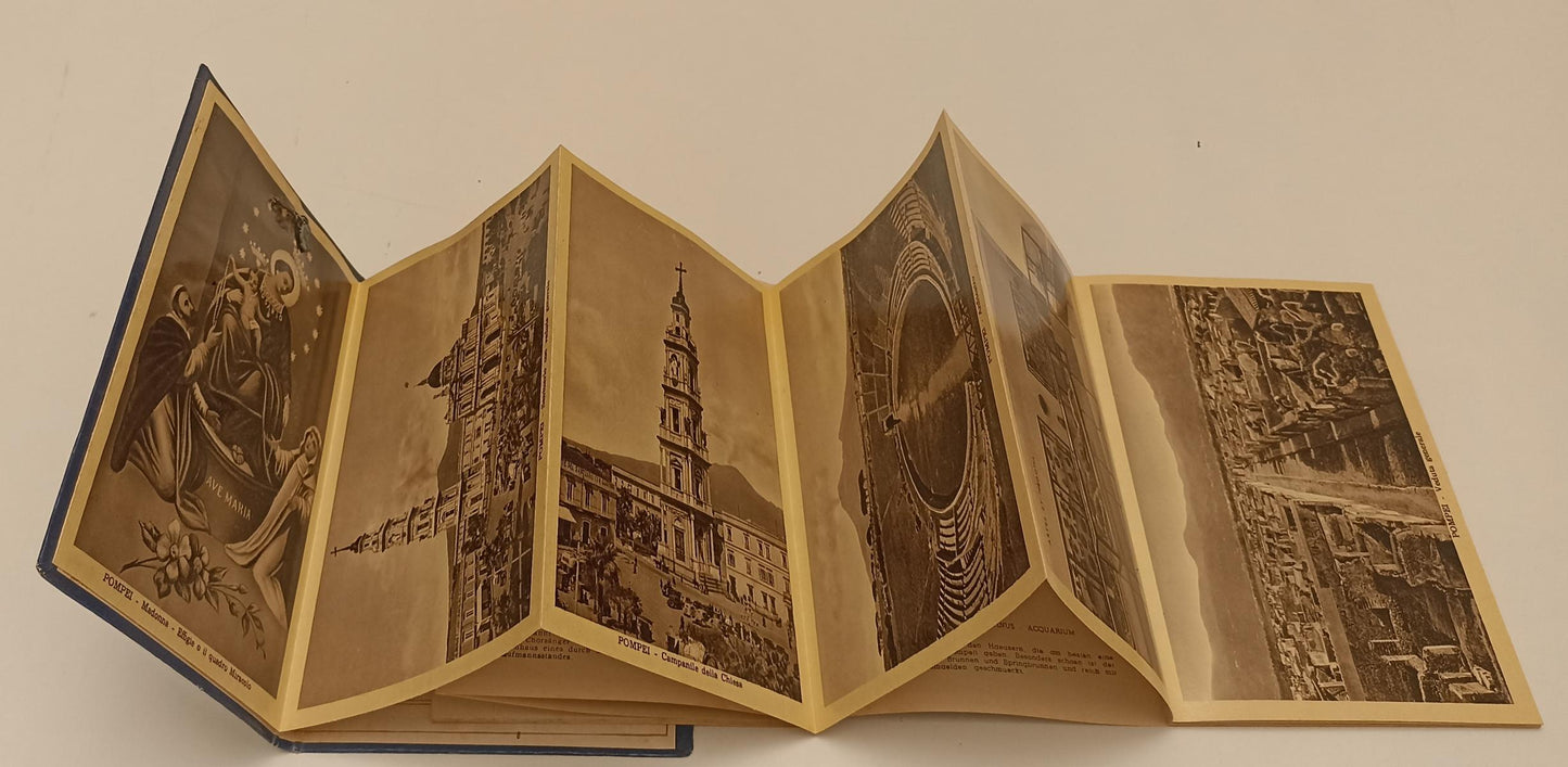 LV- RICORDO DI POMPEI 32 VEDUTE A COLORI -- CMC - TOURING CLUB- C- YFS266