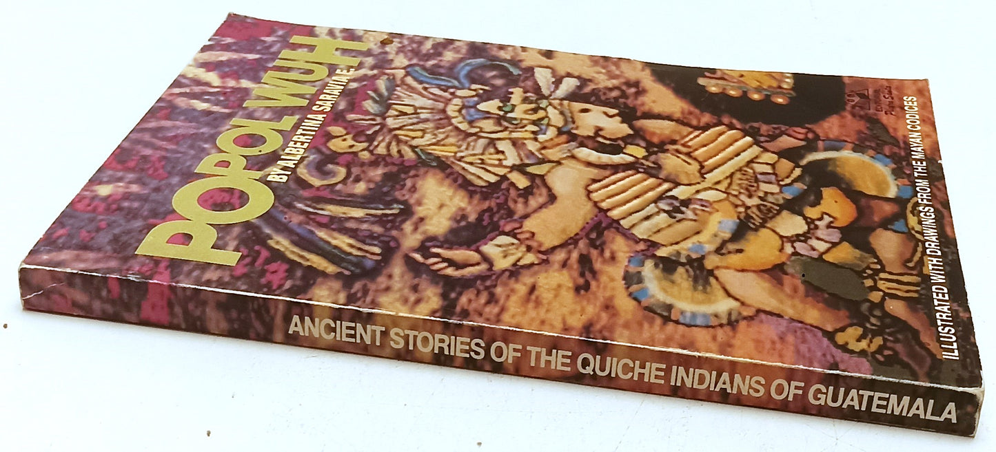 LZ- POPOL WUH mayan codices - ALBERTINA SARAVIA- PIEDRA SANTA--- 1993- B- YFS667