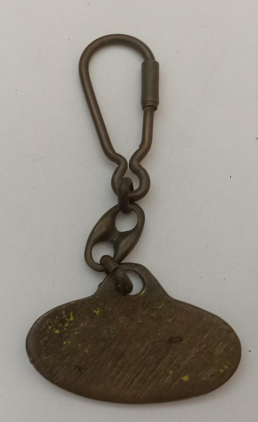 CV- PORTACHIAVI METALLO ANNI 70 RUGBY BOTTEGO PARMA- GTTS22