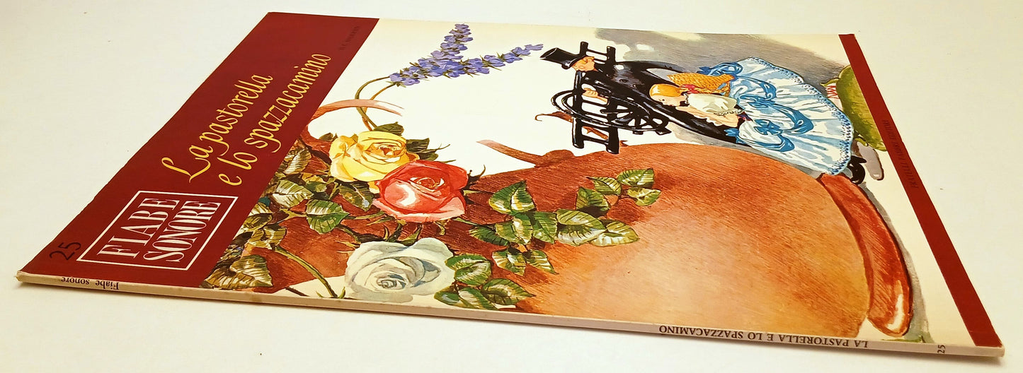 LB- FIABE SONORE N.25 LA PASTORELLA E LO SPAZZACAMINO + disco - FABBRI - RVSa740