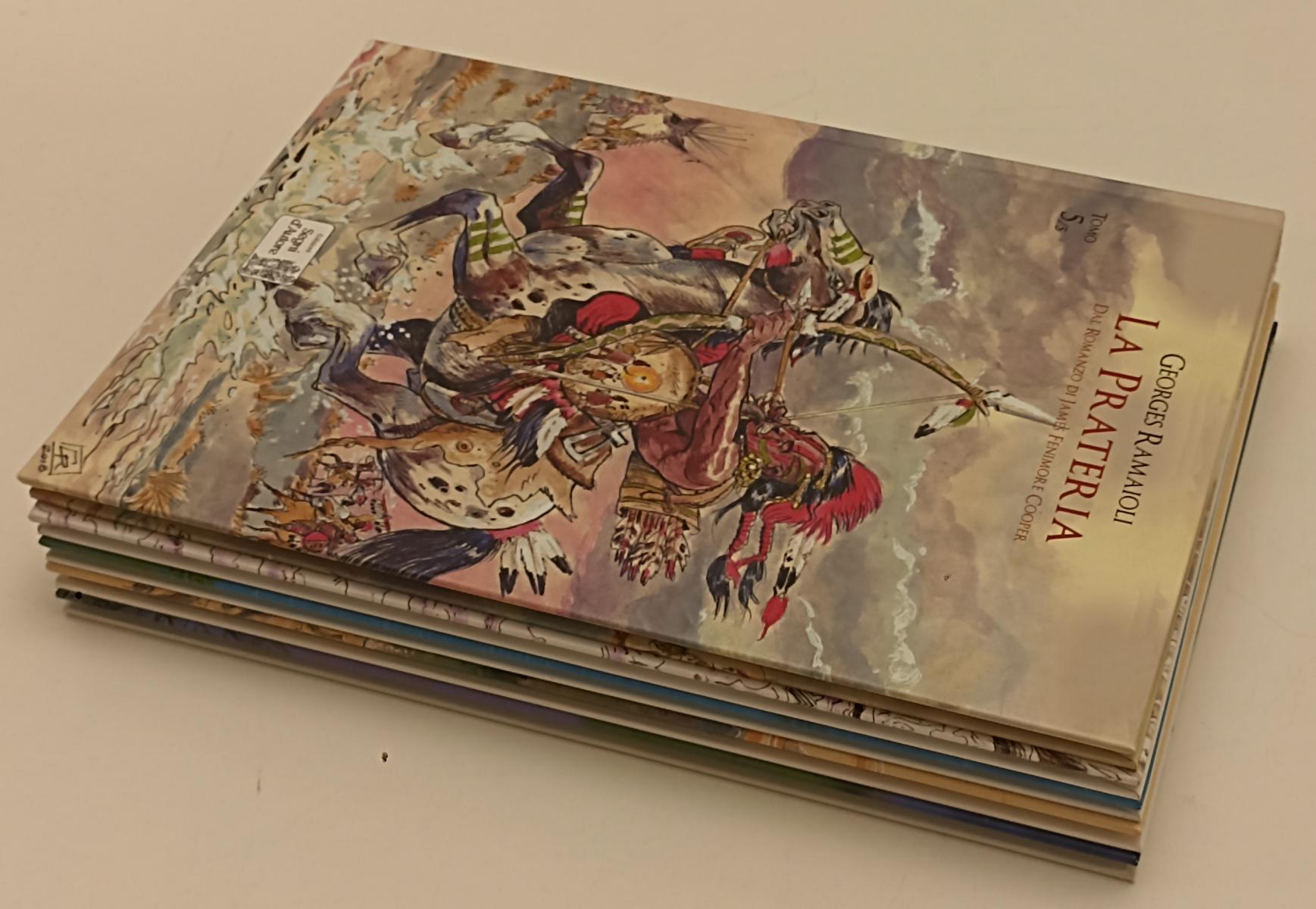 FV- JAMES FENIMORE COOPER VOLUMI 1/5 - GEORGES RAMAIOLI- SEGNI D'AUTORE-- C- B24