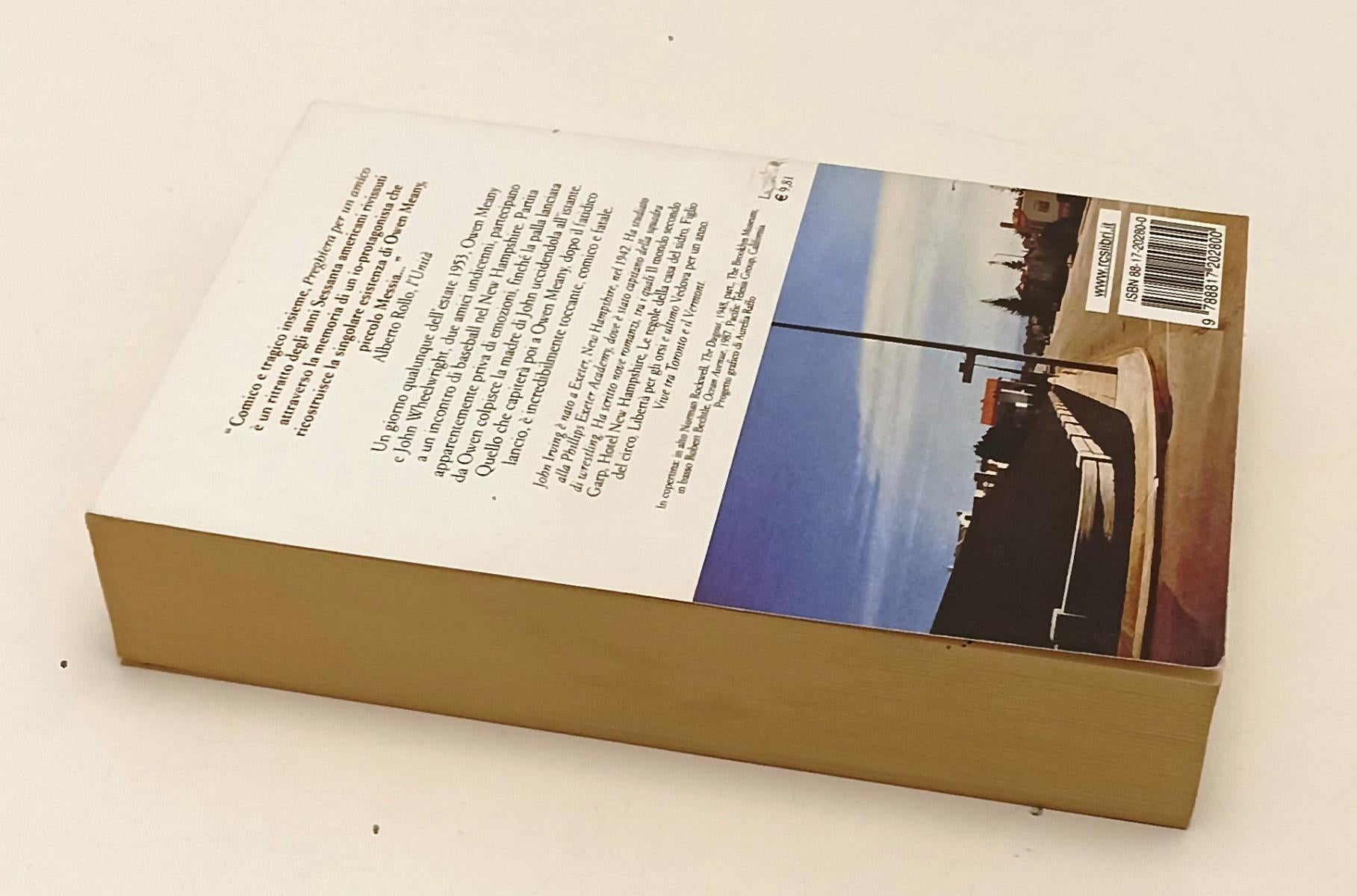 LN- PREGHIERA PER UN AMICO- JOHN IRVING- RIZZOLI- BUR LA SCALA-- 2000- B- YFS400