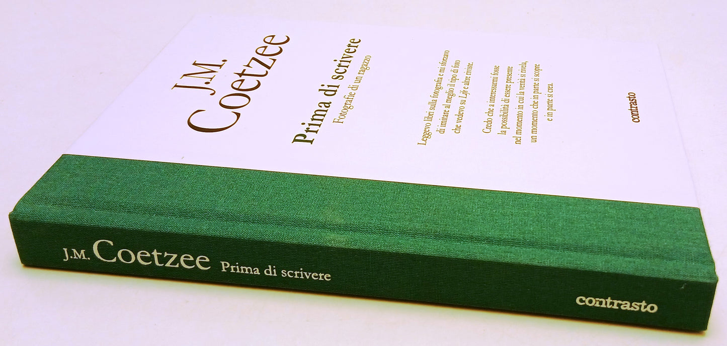 LZ- PRIMA DI SCRIVERE FOTOGRAFIE - J.M. COETZEE - CONTRASTO --- 2020 - C- ZFS16