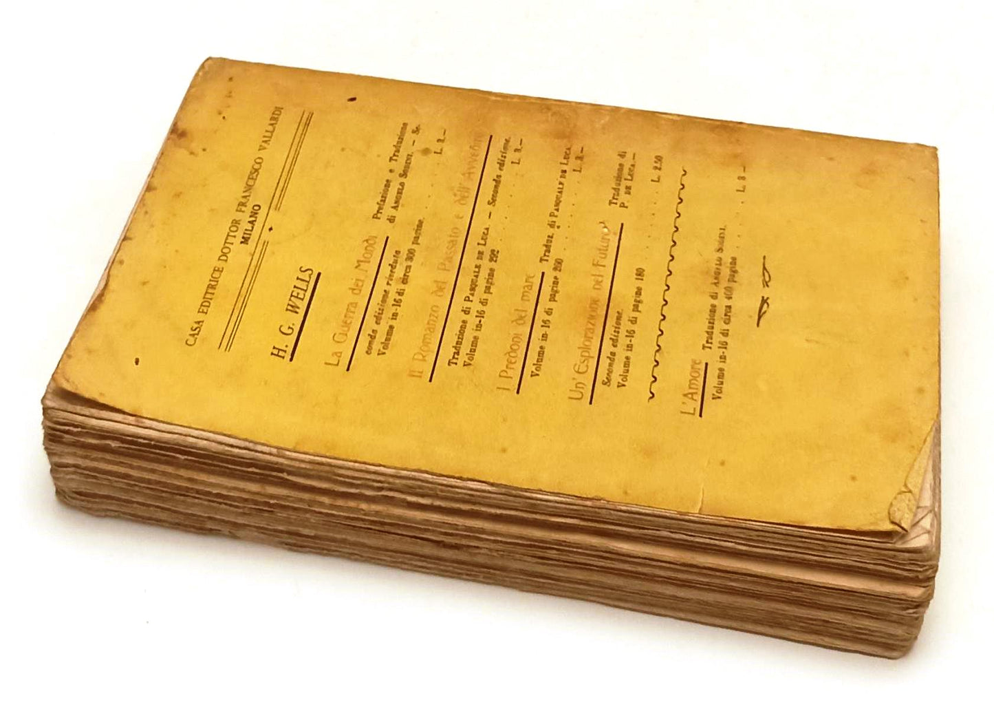 LN- I PRIMI UOMINI NELLA LUNA ROMANZO FANTASTICO - H.G. WELLS- VALLARDI- B- XFS5