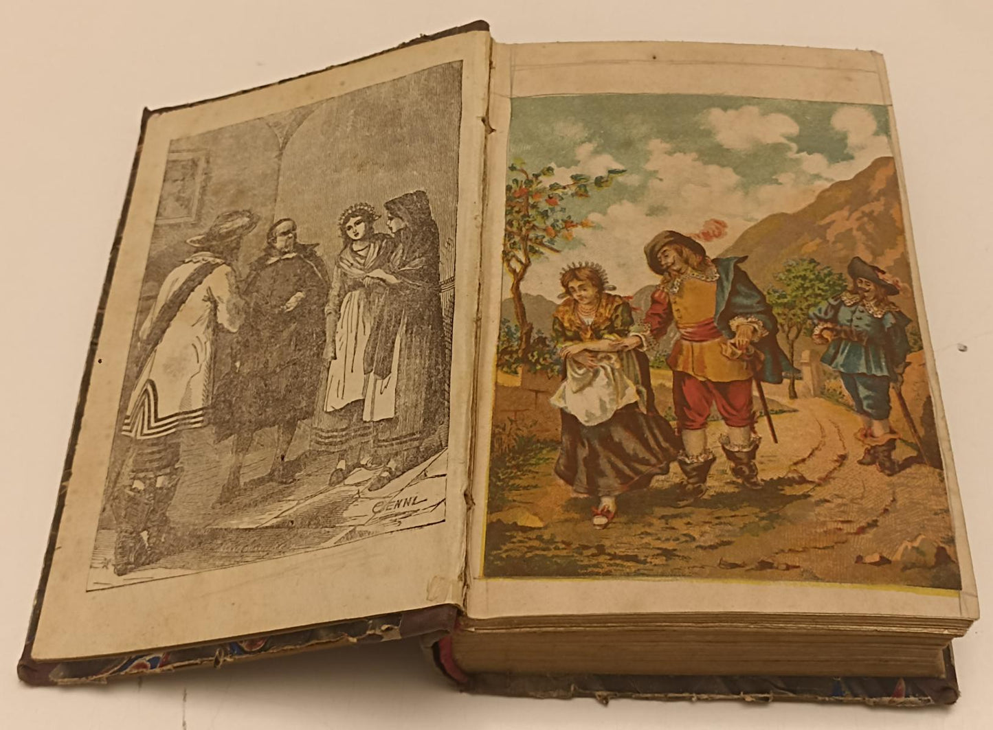 LH- I PROMESSI SPOSI STORIA MILANESE - MANZONI - BIETTI --- 1892 - C - XFS60