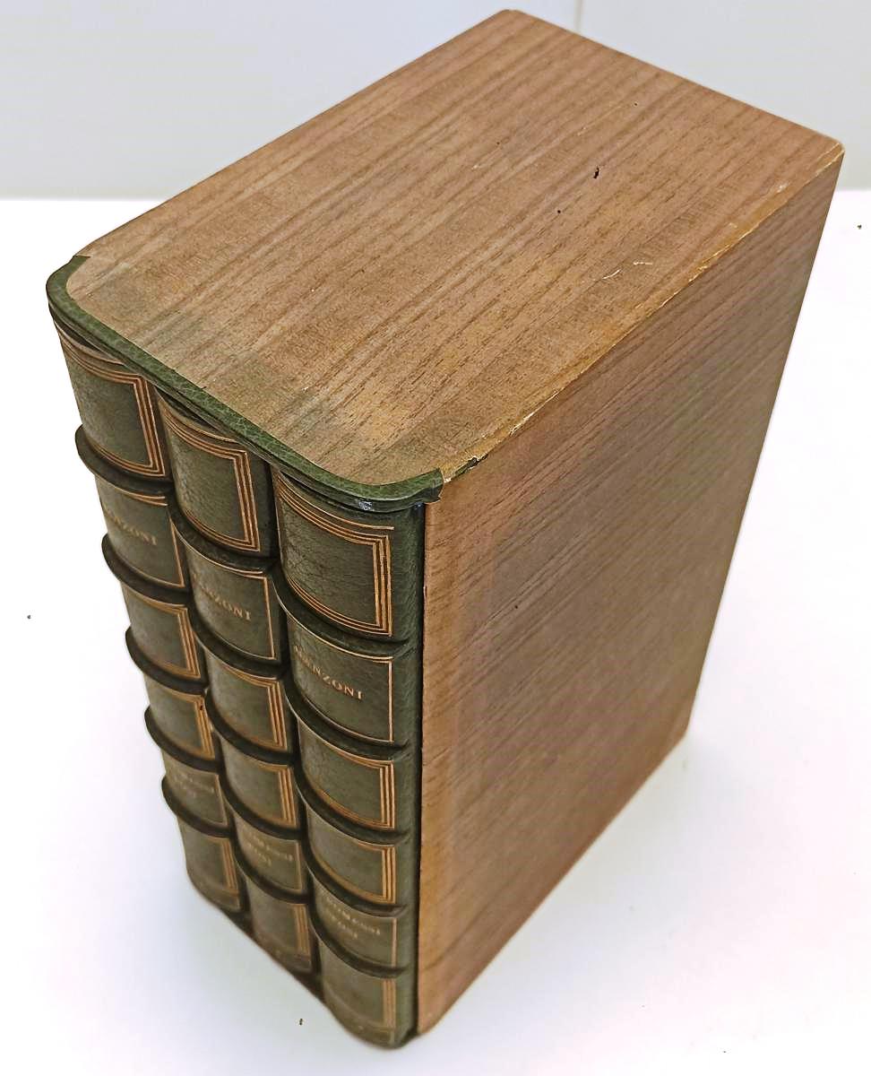LN- I PROMESSI SPOSI COFANETTO 3 VOLUMI RILEGATI- MANZONI- VALLONE- 1952- C- ZFS