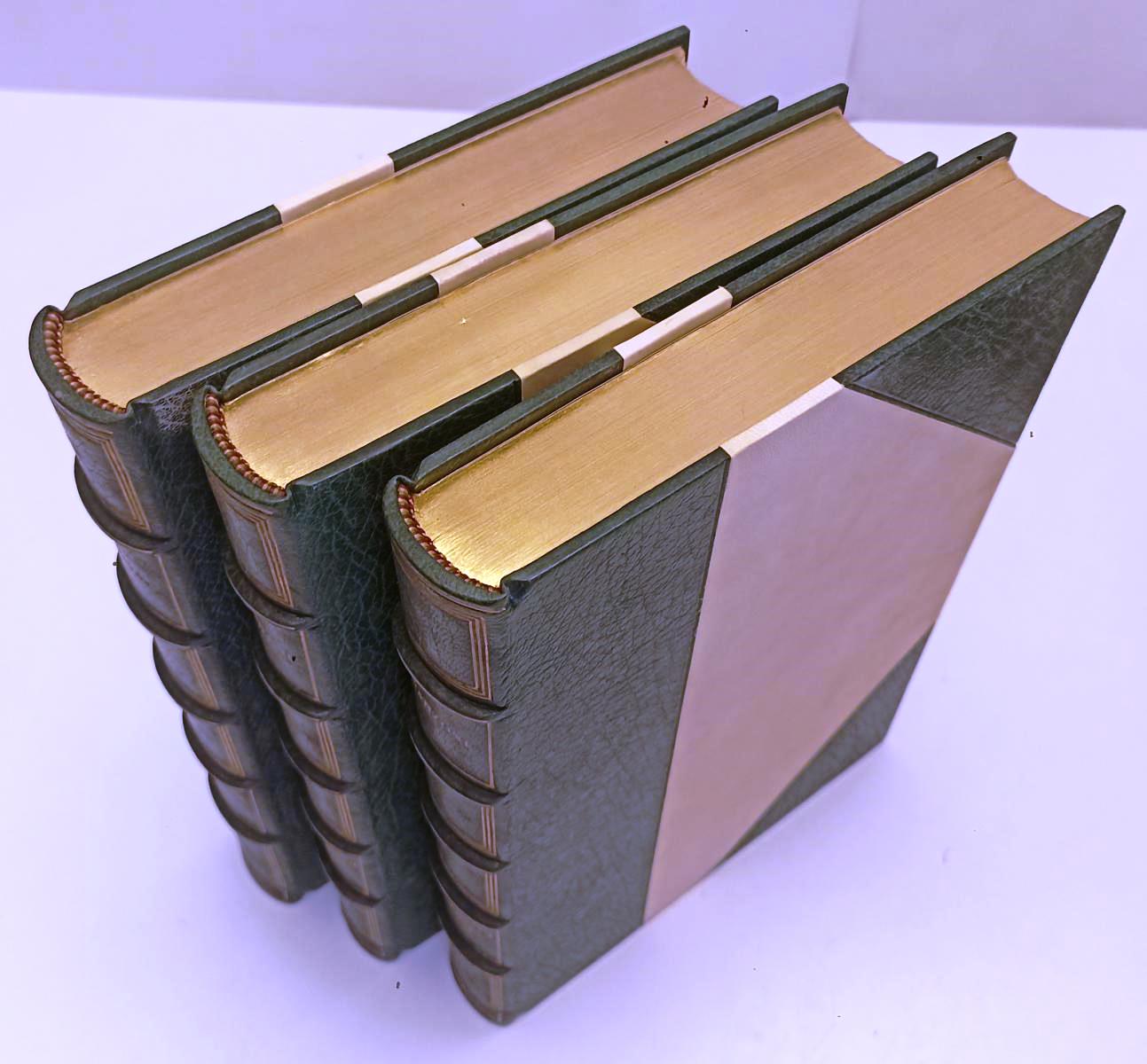 LN- I PROMESSI SPOSI COFANETTO 3 VOLUMI RILEGATI- MANZONI- VALLONE- 1952- C- ZFS