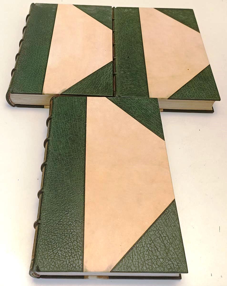 LN- I PROMESSI SPOSI COFANETTO 3 VOLUMI RILEGATI- MANZONI- VALLONE- 1952- C- ZFS