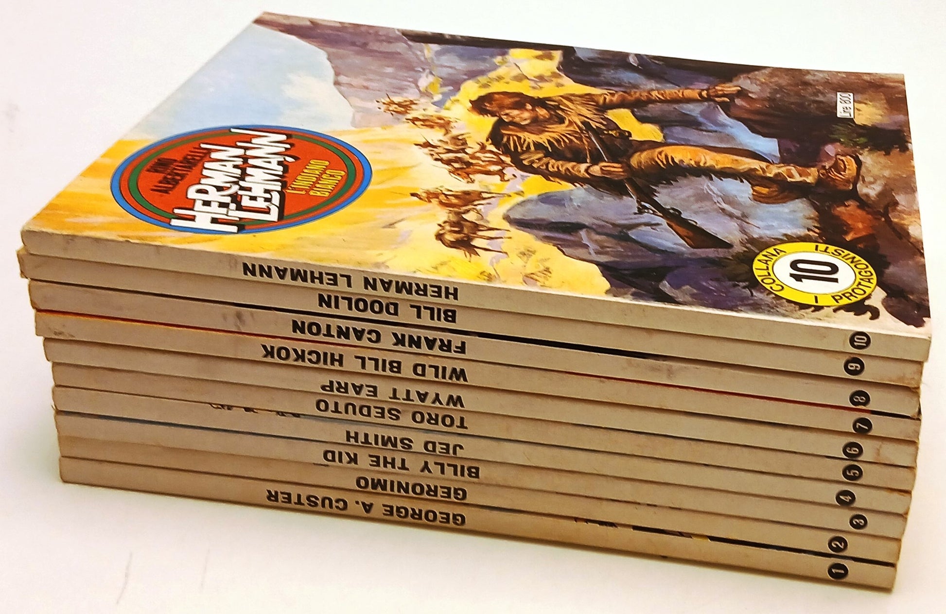 FV- I PROTAGONISTI 1/10 COLLEZIONE COMPLETA- ALBERTARELLI- DAIM PRESS- 1974- H25