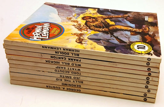 FV- I PROTAGONISTI 1/10 COLLEZIONE COMPLETA- ALBERTARELLI- DAIM PRESS- 1974- H25