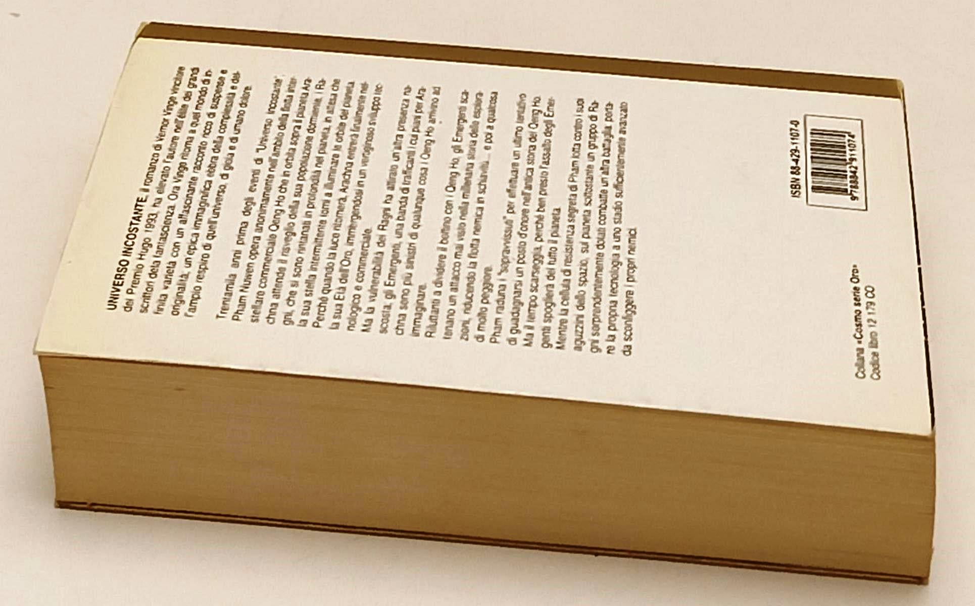 LF- QUANDO LA LUCE TORNERA'- VERNOR VINGE- NORD- COSMO ORO- 1a ED.- 1999- BS-XFS
