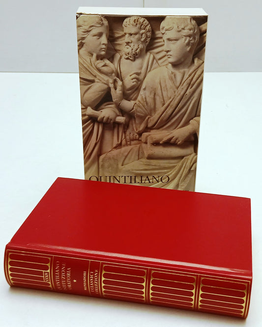 LN- ISTITUZIONE ORATORIA 1/2 - QUINTILIANO - MONDADORI TV- CLASSICI GRECI LATINI- XFS