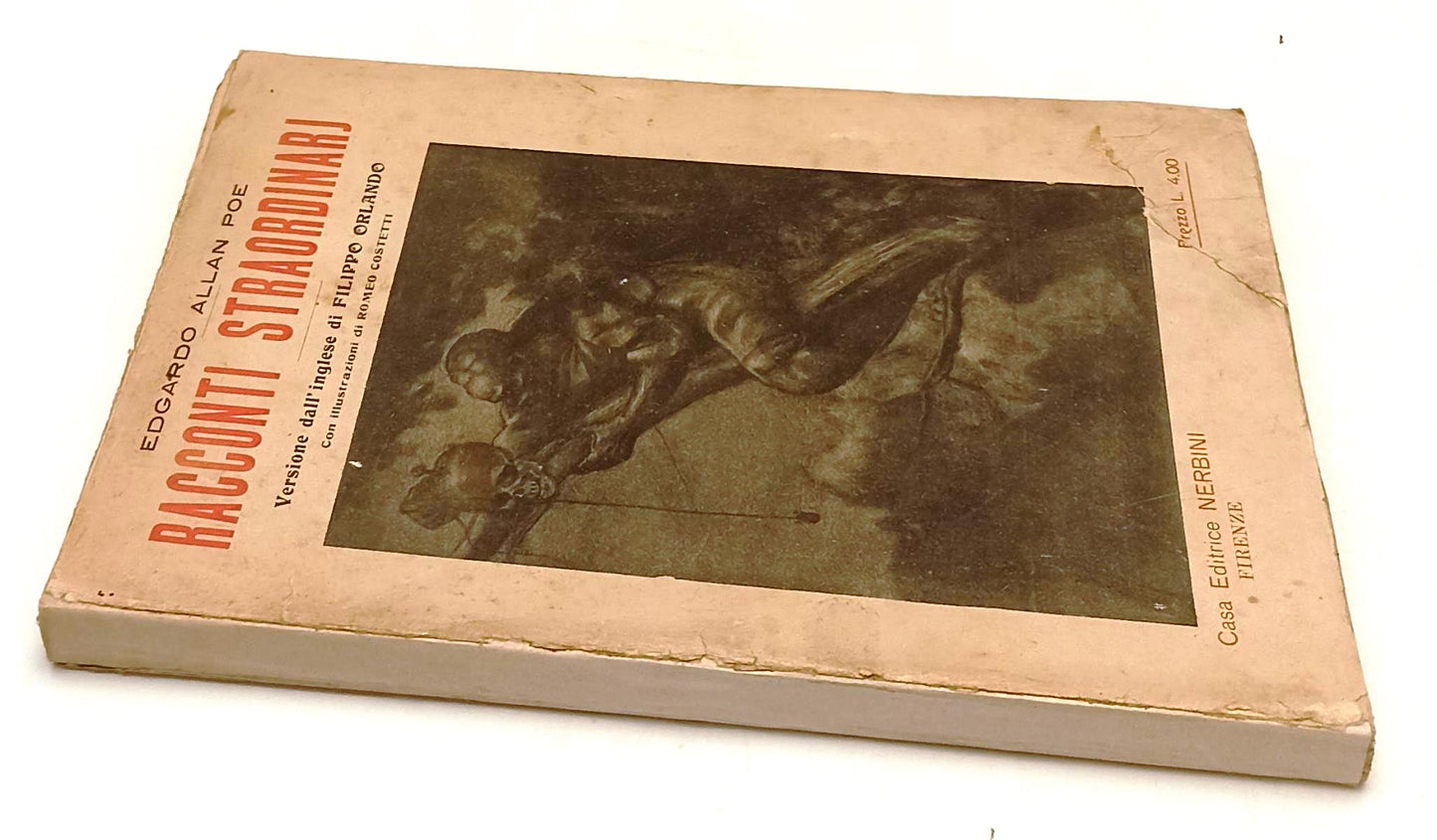 LB- RACCONTI STRAORDINARJ - EDGAR ALLAN POE COSTETTI- NERBINI--- 1908- B- YFS760