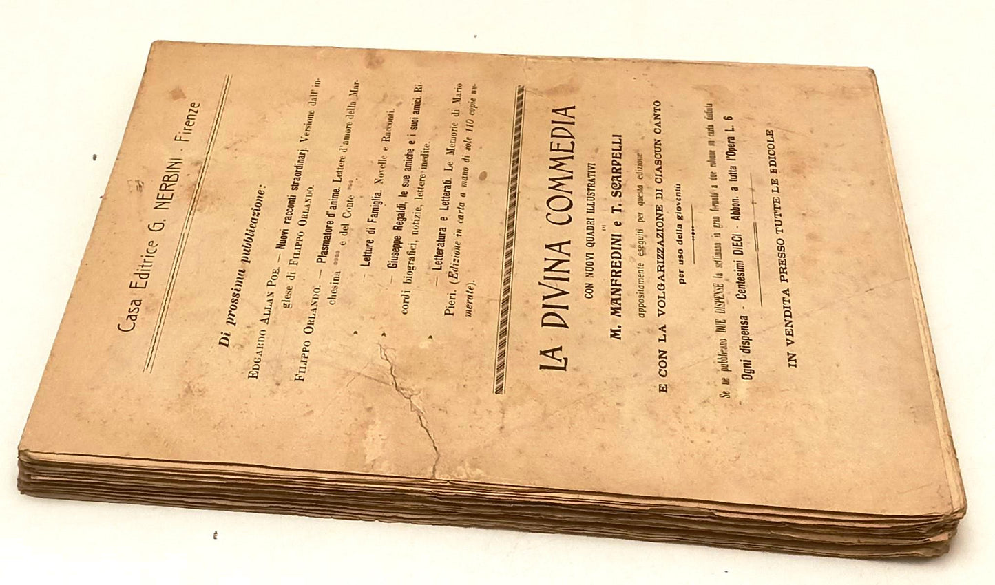 LB- RACCONTI STRAORDINARJ - EDGAR ALLAN POE COSTETTI- NERBINI--- 1908- B- YFS760