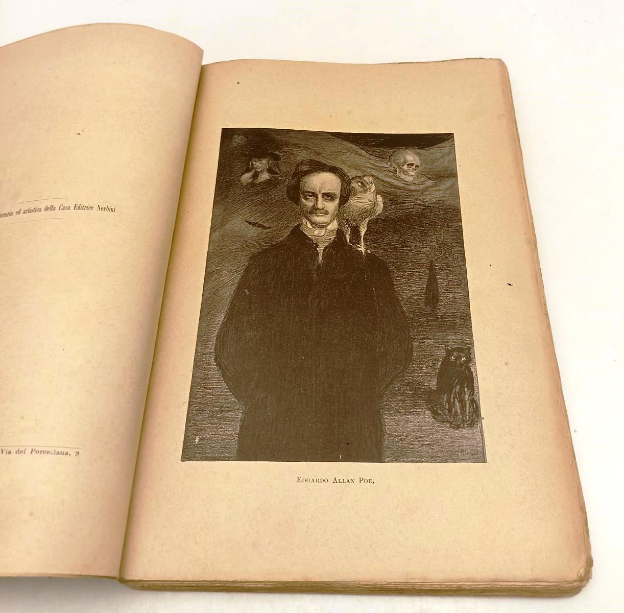 LB- RACCONTI STRAORDINARJ - EDGAR ALLAN POE COSTETTI- NERBINI--- 1908- B- YFS760