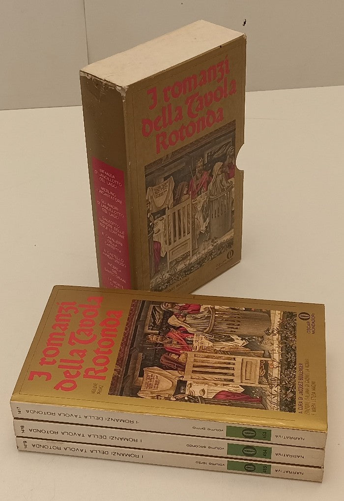 LN- I ROMANZI DELLA TAVOLA ROTONDA 1/3- JACQUES BOULENGER- MONDADORI- OSCAR- XFS