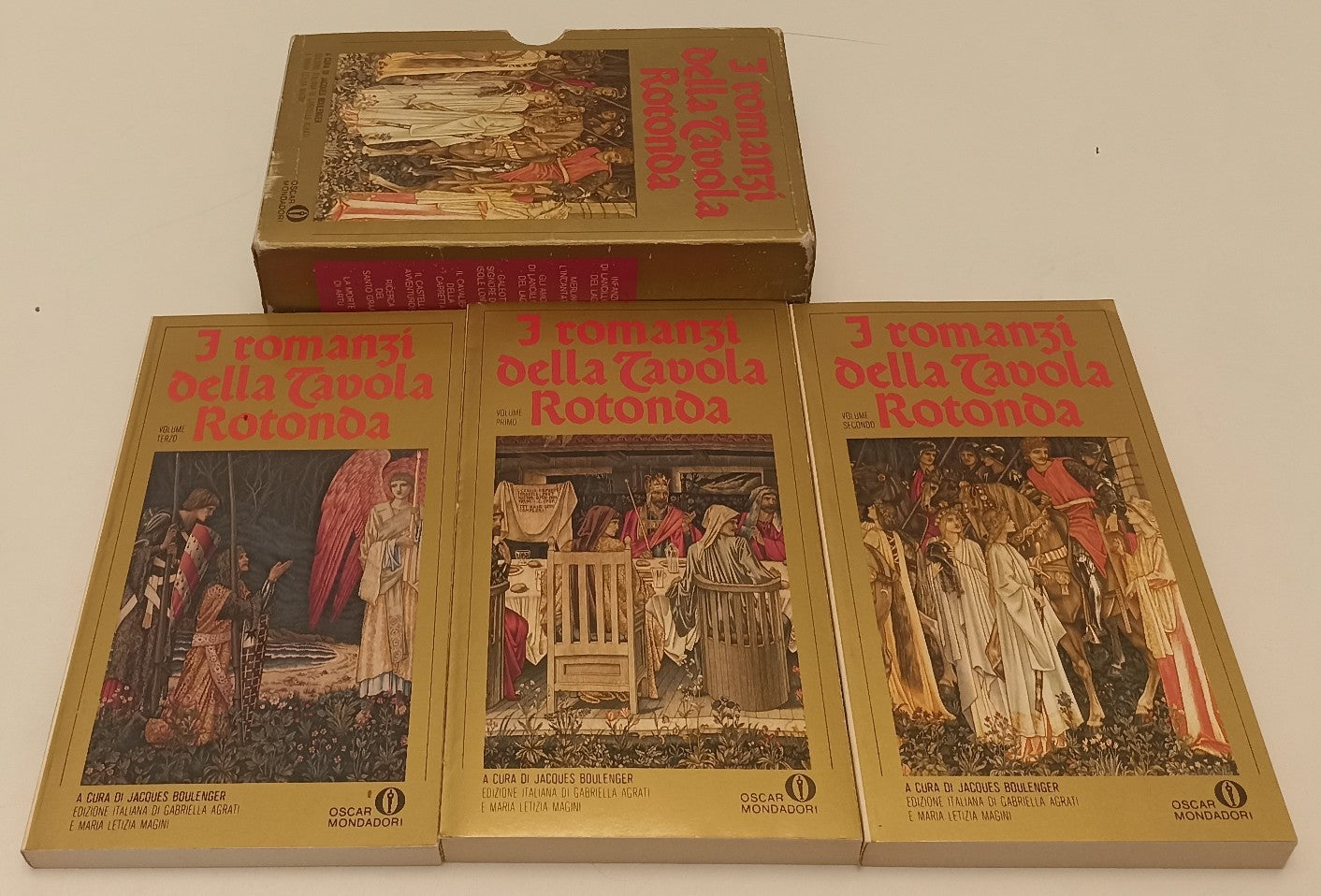 LN- I ROMANZI DELLA TAVOLA ROTONDA 1/3- JACQUES BOULENGER- MONDADORI- OSCAR- XFS