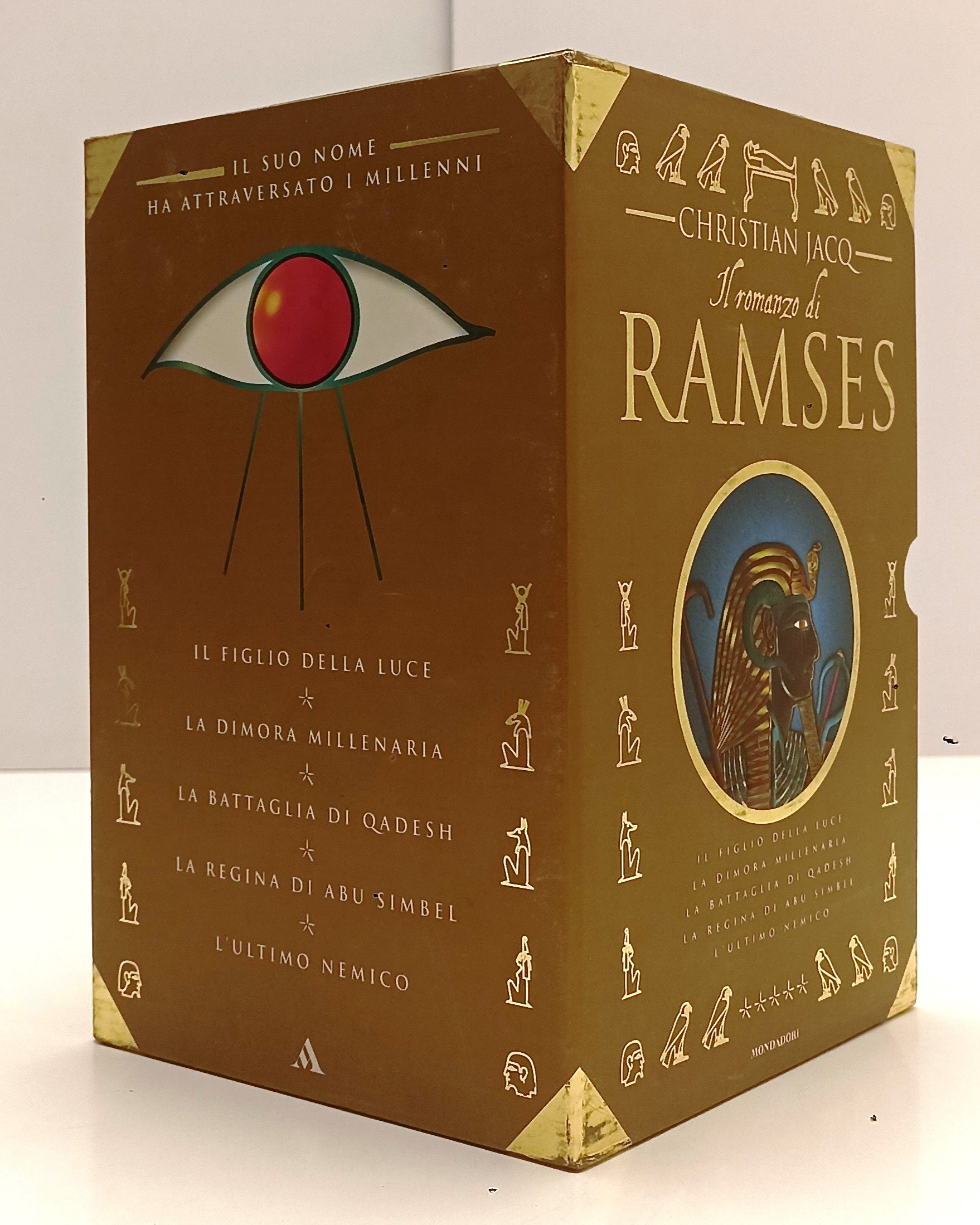 LN- IL ROMANZO DI RAMSES COFANETTO 5 VOLUMI - JACQ- MONDADORI--- 1998- B- ZFS170
