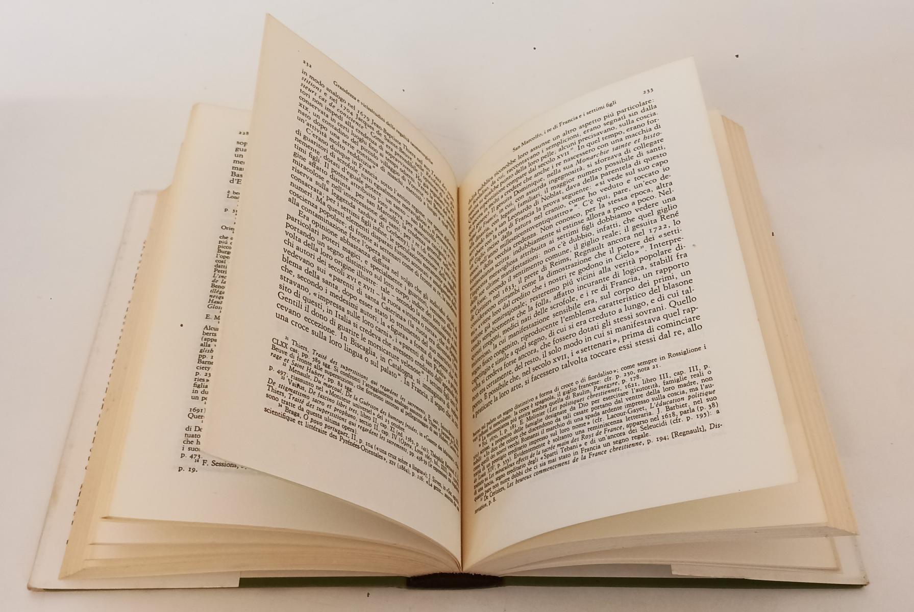 LS- I RE TAUMATURGHI - MARC BLOCH - EINAUDI - CULTURA STORICA -- 1980 - CS - XFS