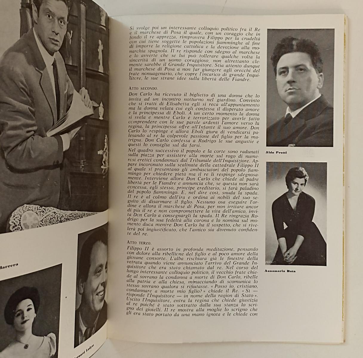 LR- CITTA' DI PARMA TEATRO REGIO STAGIONE LIRICA 1961/62 - RVSa125