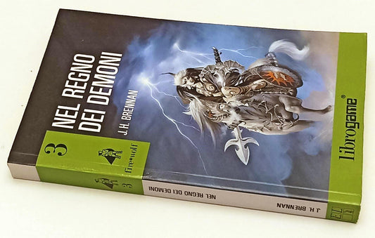 LN- NEL REGNO DEI DEMONI LIBROGAME - BRENNAN - ELLE - FIRE WOLF -- 1992 - B- XFS