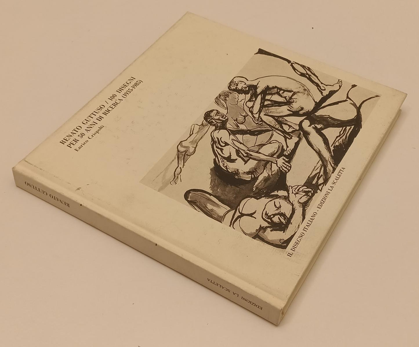 LT- RENATO GUTTUSO 100 DISEGNI- CRISPOLTI- LA SCALETTA- DISEGNO ITALIANO- XFS173